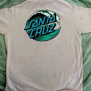 Pink Santa cruz shirt